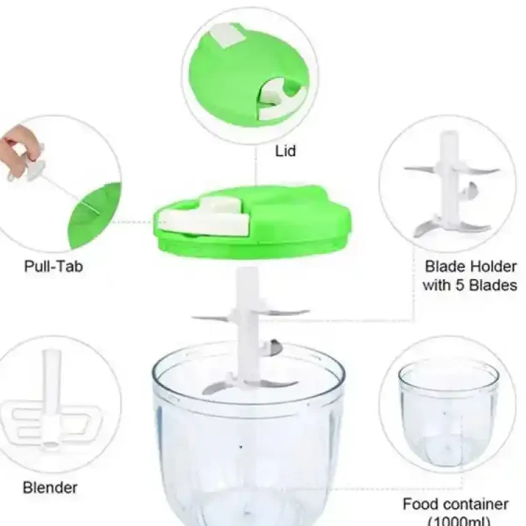 Manual Vegetable Chopper | Fast & Easy Cutting - Image 5