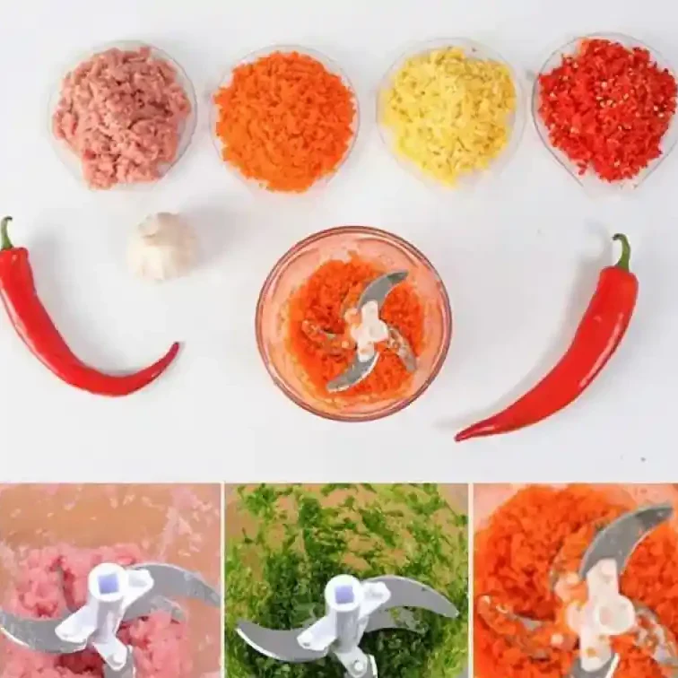 Manual Vegetable Chopper | Fast & Easy Cutting - Image 2